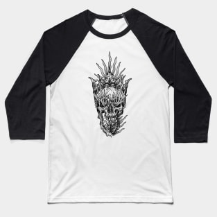 Crowned Skull Baseball T-Shirt
